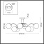 Люстра потолочная Lumion MODERNI 4555/8C 320Вт 8 лампочек E14