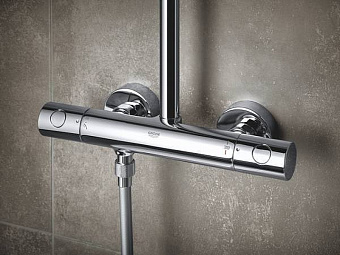 Душевая система GROHE Tempesta Cosmopolitan System 250 26689000 хром