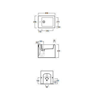 Биде напольное SIMAS Frozen FZ04bi*1
