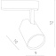 Трековый светильник Arte Lamp AMICO A1810PL-1BK 10Вт LED чёрный для однофазного трека