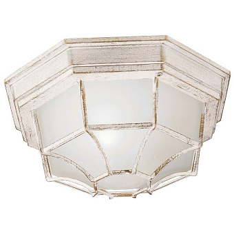 Светильник архитектурный Arte Lamp PEGASUS A3121PF-1WG 60Вт IP44 E27 БЕЛО-ЗОЛОТОЙ