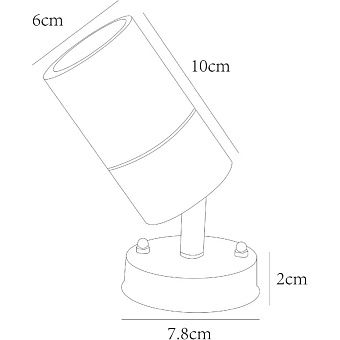 Светильник фасадный Arte Lamp MISTERO A3304AL-1WH 35Вт IP54 GU10 белый