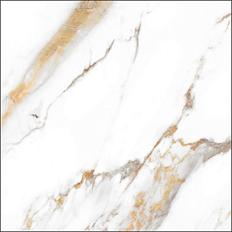 Матовый керамогранит Global Tile Calacatta Royal_GT GT60600103MR белый 60х60см 1,44кв.м.