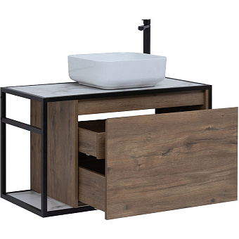 Тумба под раковину подвесная AQUANET Nova Lite Loft 261659 44х90х51,8см