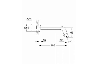 Излив GROHE 20203000