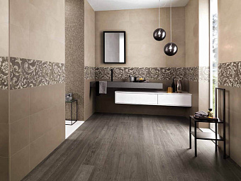 Декор FAP CERAMICHE Color Now fMUQ Damasco Fango Inserto 91,5х30,5см 0,558кв.м.