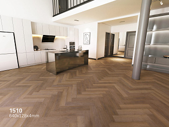Виниловый ламинат Floorwood Темный замок 1510 640х128х4мм 43 класс 1,31кв.м