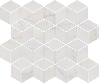 Декор KERAMA MARAZZI Греппи T017\14003 белый мозаичный глянцевый 45х37,5см 0,844кв.м.