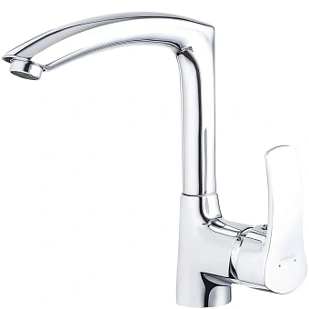 Смеситель для кухни Maxonor MN4070 поворотный излив хром