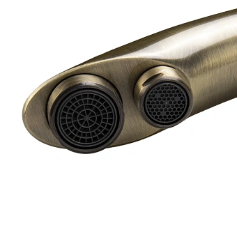 Смеситель для кухни Maxonor MN4399-4 поворотный излив бронза