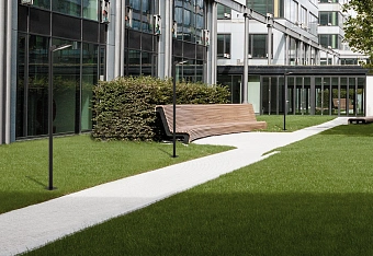 Светильник ландшафтный Nowodvorski Pathway Led 9252 24Вт IP44 LED чёрный