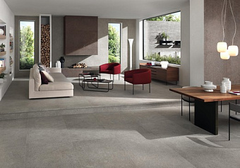 Неполированный керамогранит Atlas Concord Италия Dolmen Pro APQA Rosso Grip 37,5х75см 1,125кв.м.