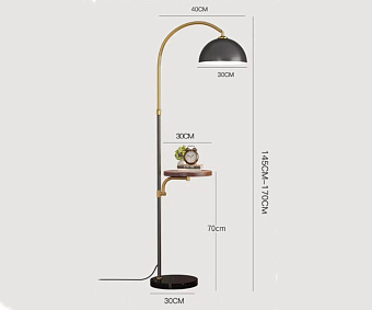 Торшер со столиком KINK Light Памир 7047,33 40Вт E27