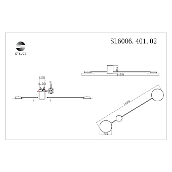 Светильник настенный ST Luce TONDO SL6006.401.02 10Вт LED