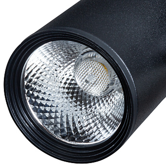 Трековый светильник Arte Lamp TRACCIA A2310PL-1BK 10Вт LED прозрачный для однофазного трека