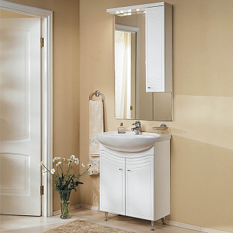 Шкаф зеркальный Акватон Домус 1A008202DO01R 16,6х65х110,3см с подсветкой