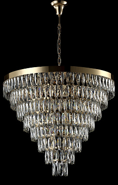 Люстра подвесная CRYSTAL LUX ABIGAIL ABIGAIL SP22 D820 GOLD/TRANSPARENT 1320Вт 22 лампочек E14