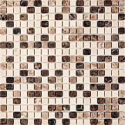 Мозаика PIXEL Каменная PIX271 Emperador Dark/Light/Crema Nova мрамор 30,5х30,5см 0,93кв.м.