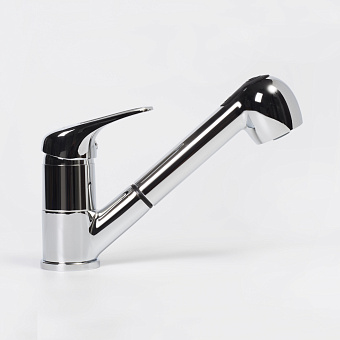 Смеситель для кухни WASSERKRAFT Oder 6365 выдвижной излив хром