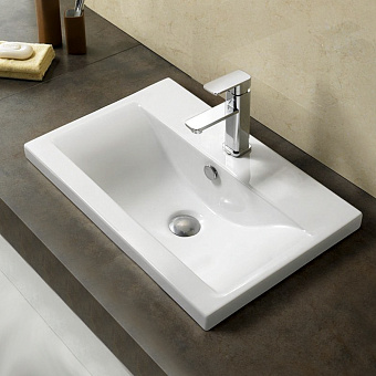 Раковина столешница MELANA 9393 (S90)-805 91х40см