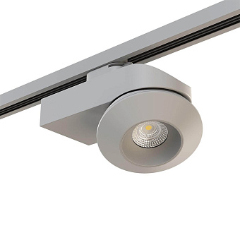 Трековый светильник Lightstar Orbe A1T051219 15Вт LED серый для однофазного трека