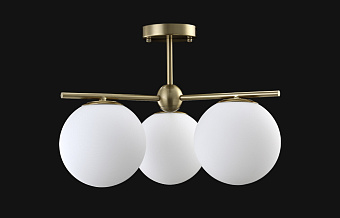 Люстра подвесная CRYSTAL LUX FELIZ FELIZ SP-PL3 BRONZE/WHITE 120Вт 3 лампочек E27