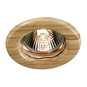 Светильник точечный встраиваемый Novotech WOOD 369713 50Вт GX5.3