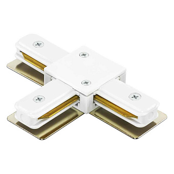 Коннектор Lightstar 502136 белый для однофазного трека