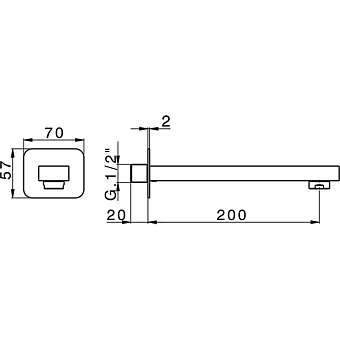 Излив Cisal CU00024021