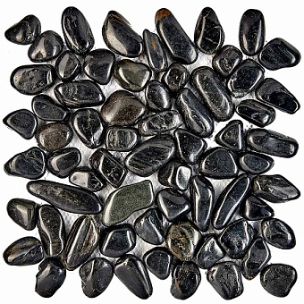 Мозаика PIXEL Галька PIX264 Blaсk stone камень 30,5х30,5см 0,93кв.м.