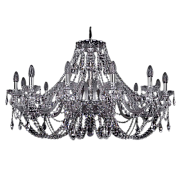 Люстра подвесная Bohemia Ivele Crystal 1406 1406/12/360 Ni 40Вт 12 лампочек E14