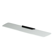 Полка в ванную прямоугольная WASSERKRAFT Glan K-5100 K-5124 1-ярусная 12,9х53см чёрный