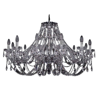 Люстра подвесная Bohemia Ivele Crystal 1406 1406/12/360 Ni 40Вт 12 лампочек E14