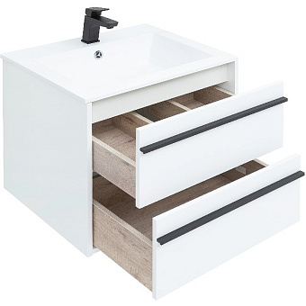 Тумба под раковину подвесная AQUANET Lino 253901 49,5х59х53см