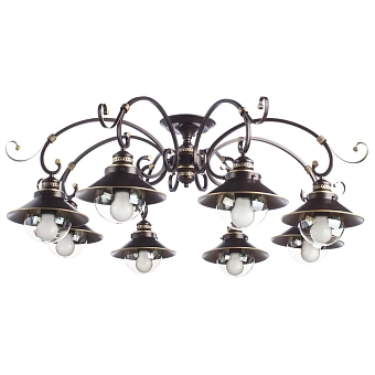 Люстра потолочная Arte Lamp GRAZIOSO A4577PL-8CK 60Вт 8 лампочек E27