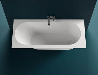 Ванна каменная SALINI ORNELLA 102311GRF S-Sense глянцевая 170х75см встраиваемая