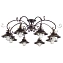 Люстра потолочная Arte Lamp GRAZIOSO A4577PL-8CK 60Вт 8 лампочек E27