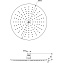 Верхний душ IDEAL STANDARD IDEALRAIN A5803A5 magnetic grey