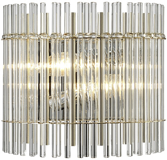 Бра CRYSTAL LUX AURELIO AURELIO AP2 GOLD+CHROME/TRANSPARENT 80Вт E14