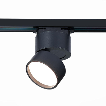 Трековый светильник ST Luce ST651 ST651.436.09 9Вт LED чёрный для однофазного трека