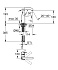 Смеситель для раковины GROHE Essence New 23480001 хром