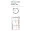 Консоль под раковину ArtCeram Fuori Scala ACA054 05 bianco matt