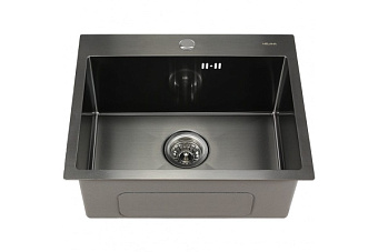 Мойка кухонная MELANA ProfLine D5343HB 53х43см графит