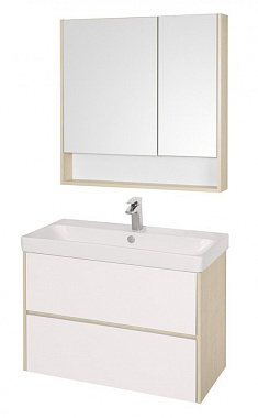 Шкаф зеркальный Акватон Сканди 1A252302SDB20 13х90х85см без подсветки