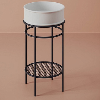 Консоль под раковину ArtCeram Vogue ACA058 17 nero matt