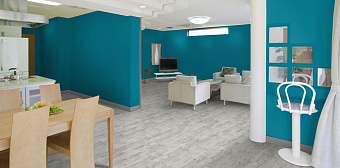 Пробковый пол CORKSTYLE WOOD-GLUE 915х305х6мм Castle Oak White Castle Oak White_GLUE 3,36кв.м