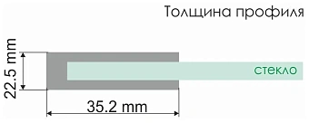 Стеклянная шторка на ванну WASSERKRAFT Main 41S02-100 RM 140х100см