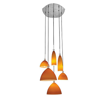 Люстра подвесная Lightstar Simple Light 810 810163 240Вт 6 лампочек E14