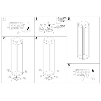Светильник ландшафтный Maytoni Baker Street O021FL-L10B3K 10,2Вт IP65 LED чёрный