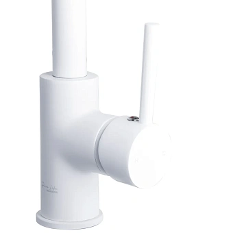 Смеситель для кухни Maxonor PL4087-8 поворотный излив белый
